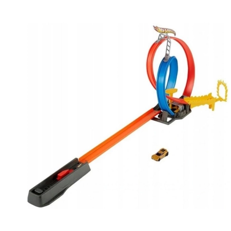 Hot Wheels Wyzwanie Podwójna Pętla Tor + Autko Zestaw Energy Track GND92